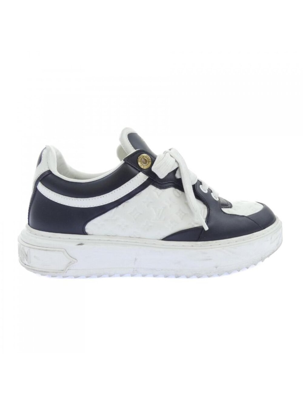 Louis Vuitton Embossed Monogram Timeout Line Sneakers